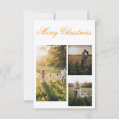 Personalized Family Photo Christmas Card Bedankkaart (Voorkant)