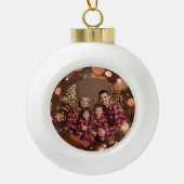 Personalized Family Photo Christmas Ornament (Voorkant)