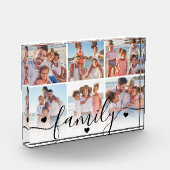 Personalized Family Photo Collage Acrylic Fotoblokken (Links)