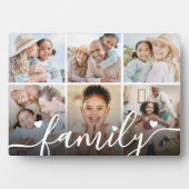 Personalized Family Photo Collage Fotoplaat (voorkant)