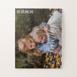 Personalized Family Photo Collage Jigsaw Puzzle Legpuzzel