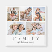 Personalized Family Photo Collage Magneet (Voorkant)