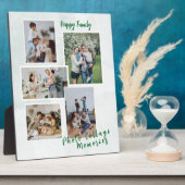 Personalized Family Photo Collage Plaque  Fotoplaat (Zijkant)