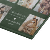 Personalized Family Photo Collage Snijplank (Hoek)