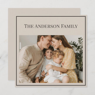 Personalized Family Photo | Custom Family Name