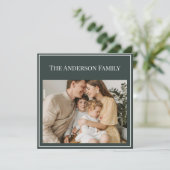 Personalized Family Photo | Custom Family Name (Staand voorkant)