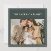 Personalized Family Photo | Custom Family Name (Voorkant)