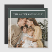Personalized Family Photo | Custom Family Name  (Voorkant / Achterkant)