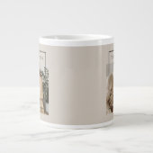 Personalized Family Photo | Custom Family Name  Grote Koffiekop (Voorkant)