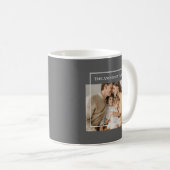 Personalized Family Photo | Custom Family Name  Koffiemok (Voorkant rechts)