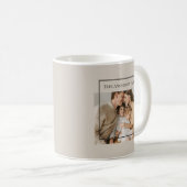 Personalized Family Photo | Custom Family Name Koffiemok (Voorkant rechts)