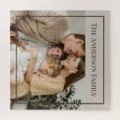 Personalized Family Photo | Custom Family Name  Legpuzzel (Horizontaal)