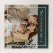 Personalized Family Photo | Custom Family Name  Legpuzzel (Horizontaal)