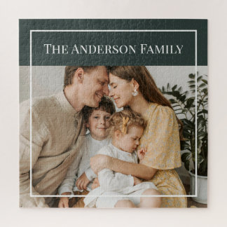 Personalized Family Photo | Custom Family Name  Legpuzzel