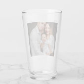 Personalized Family Photo Custom Glas (Achterkant)