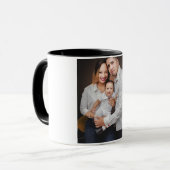 Personalized Family Photo Custom Mok (Voorkant links)