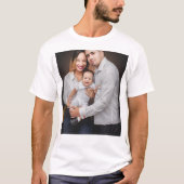 Personalized Family Photo Custom T-shirt (Voorkant)