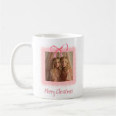 Personalized Family Photo Merry Christmas Mug Koffiemok (Links)