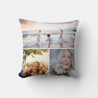"Personalized Family Photo Pillow – Custom Keepsak Kussen