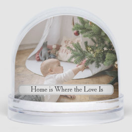 Personalized Family Photo Snow Globe Sneeuwbol