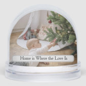 Personalized Family Photo Snow Globe Sneeuwbol (Voorkant)