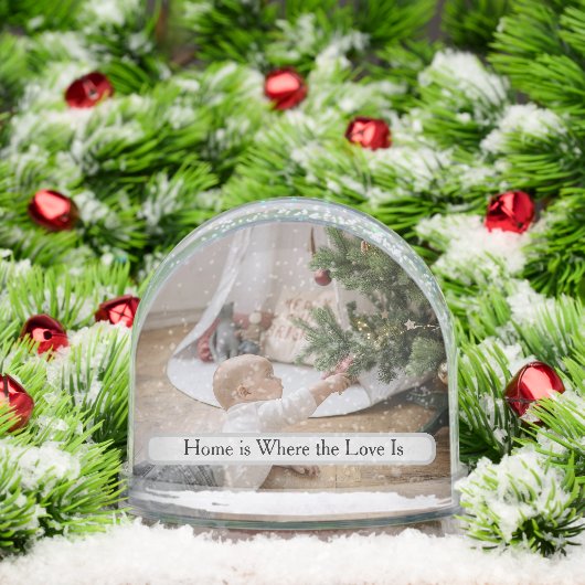 Personalized Family Photo Snow Globe Sneeuwbol (Kerstmis)