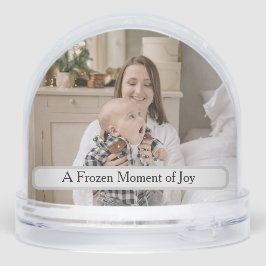 Personalized Family Photo Snow Globe Sneeuwbol