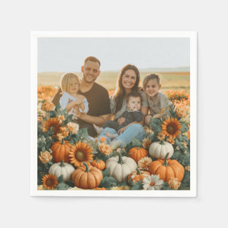 Personalized Family Pumpkin Fall Design Servet