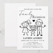 Personalized Family Reunion Party Invitation Kaart (Voorkant / Achterkant)