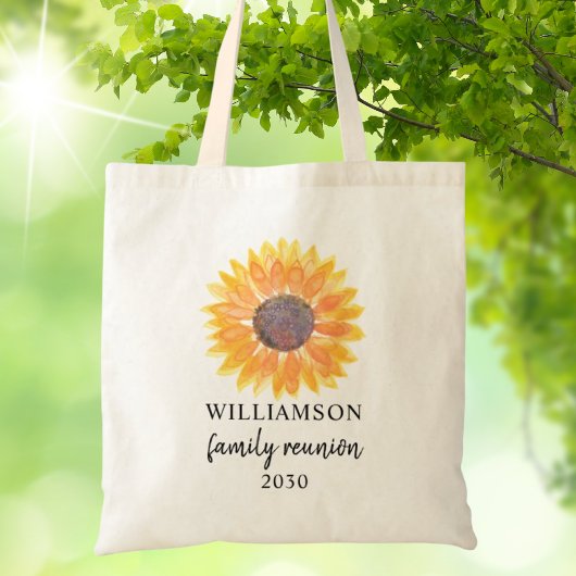 Personalized Family Reunion Tote Bag