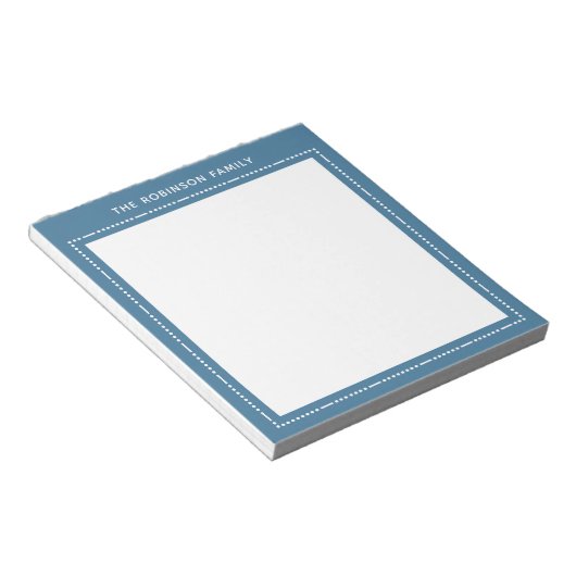 Personalized Family Stationery Custom Notepad Notitieblok (Schuin)