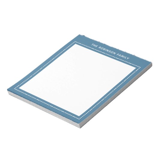 Personalized Family Stationery Custom Notepad Notitieblok (Linkerzijde)