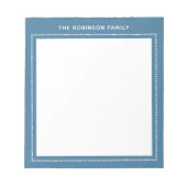 Personalized Family Stationery Custom Notepad Notitieblok (Voorkant)