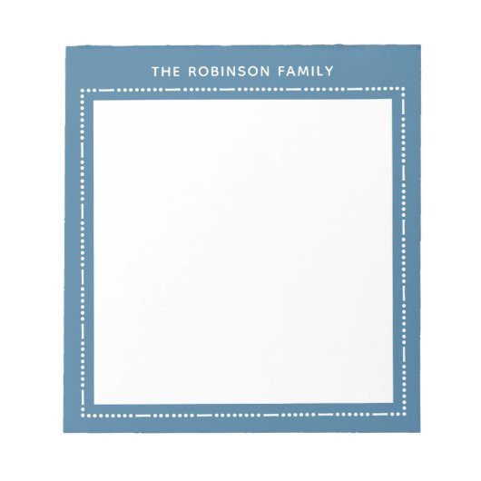 Personalized Family Stationery Custom Notepad Notitieblok (Voorkant)