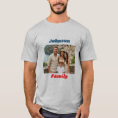 Personalized Family T-Shirt with Custom Text (Voorkant)