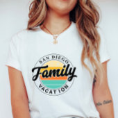 Personalized Family Vacation; Custom Summer Sunset T-shirt