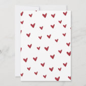 Personalized Family Valentine Photo Card Feestdagenkaart (Achterkant)