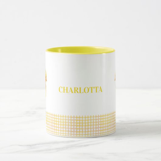 Personalized Farm Animal Mug – Cute Chick Design Mok (Midden)