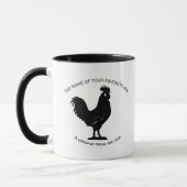 Personalized Farmhouse Coffee Cup Mok (Links)