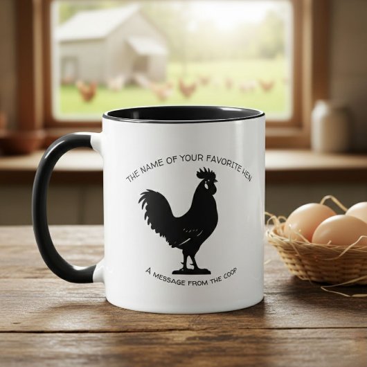Personalized Farmhouse Coffee Cup Mok