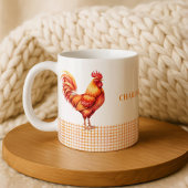 Personalized Farmhouse Rooster Name Mug Koffiemok