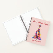 Personalized Fashion Sketch Book Notitieboek (Binnen)