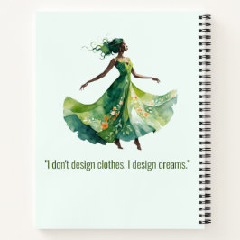 Personalized Fashion Sketch Book Notitieboek