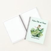 Personalized Fashion Sketch Book Notitieboek (Binnen)