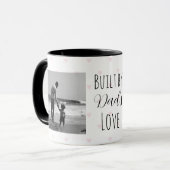 Personalized Father’s Day Photo Coffee Mug for Dad Mok (Voorkant links)