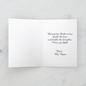 Personalized Father's Day Cards for Gay Dads Bedankkaart (Binnen)