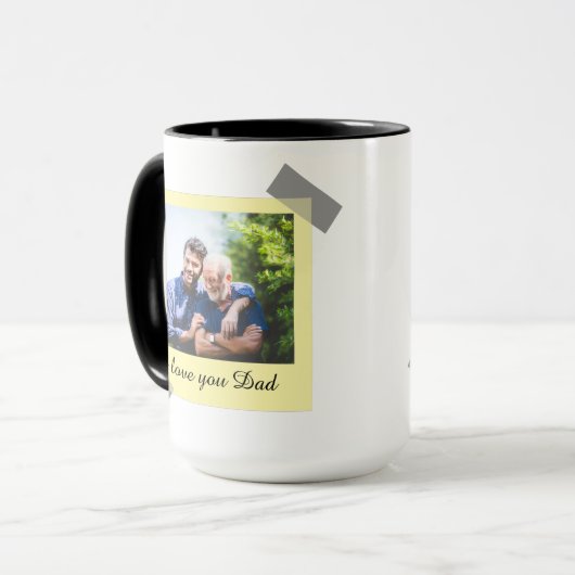 Personalized Father's Day mug gift Mok (Voorkant links)
