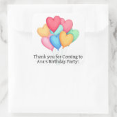 Personalized favor stickers kids party (Tas)