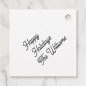 Personalized Favor Tags Bedankjes Labels (Achterkant)