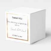 Personalized favors for events bedankdoosjes (Voorkant Zijde)